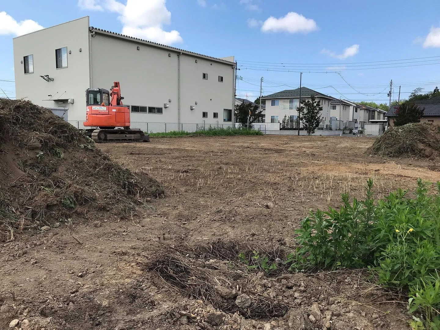 本日は新社屋建設予定地に行ってきました